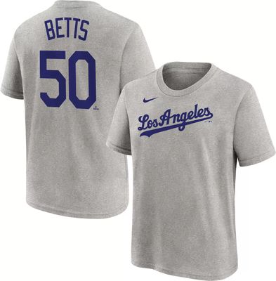 Dick's Sporting Goods Outerstuff Toddler Los Angeles Dodgers Mookie Betts  #50 Dodger Blue T-Shirt