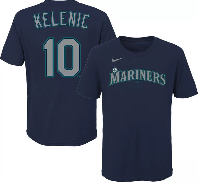 Dick's Sporting Goods Outerstuff Youth Seattle Mariners Jarred Kelenic #10  Navy T-Shirt