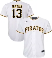 Nike Youth Pittsburgh Pirates Ke'Bryan Hayes #13 White Replica Jersey