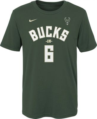 Milwaukee Bucks Nike Play Off Mantra T-Shirt - White - Mens