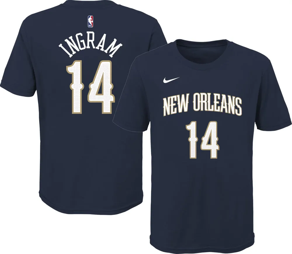 Nike Youth New Orleans Pelicans Brandon Ingram #14 Navy T-Shirt