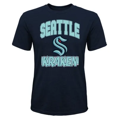 NHL Youth Seattle Kraken All Time Gre8t Navy T-Shirt