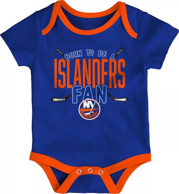 NHL Infant New York Islanders I Love Hockey Onesie Set