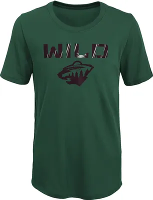 NHL Youth Minnesota Wild Ultra Black T-Shirt