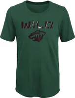 NHL Youth Minnesota Wild Ultra Black T-Shirt