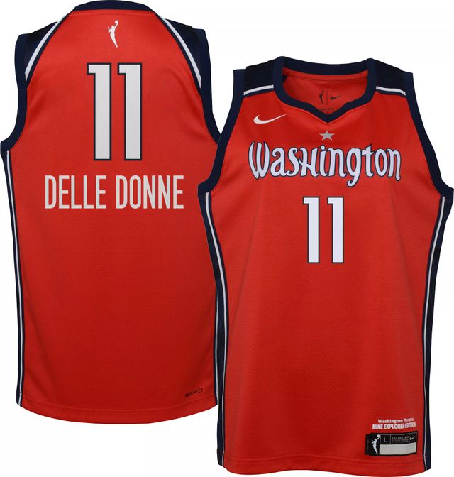 Nike Adult Washington Mystics Elena delle Donne Red Replica Explorer Jersey, Men's, Medium