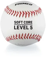 PRIMED Soft Core Level 5 Practice Baseballs - 3 Pack