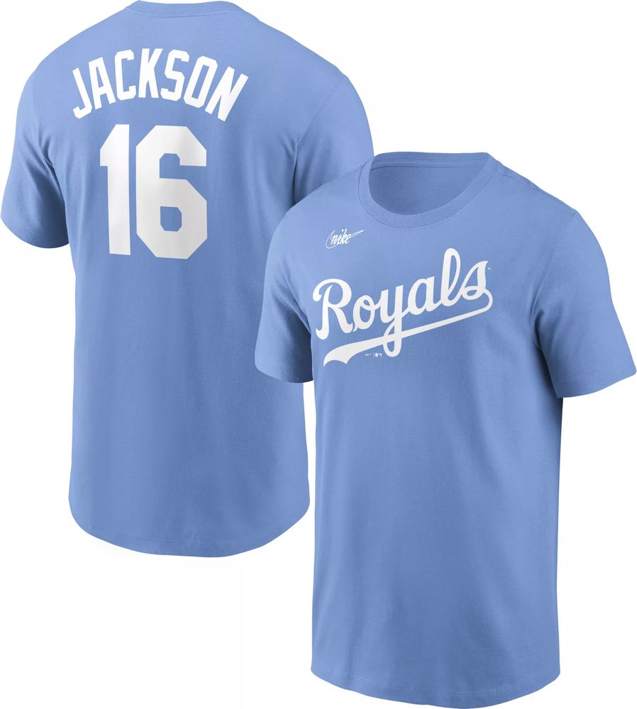Dick's Sporting Goods MLB Men's Kansas City Royals Bo Jackson #16 Blue T- Shirt