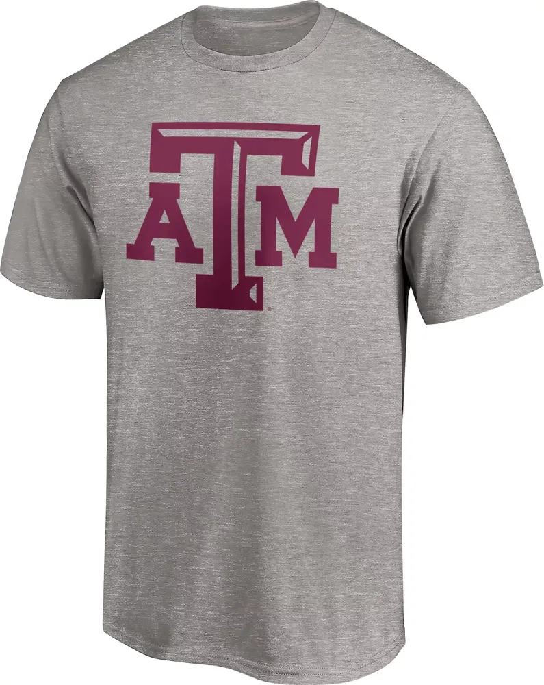 NCAA Men's Texas A&M Aggies Grey Cotton T-Shirt