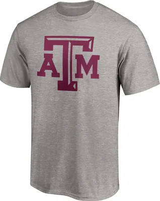 NCAA Men's Texas A&M Aggies Grey Cotton T-Shirt