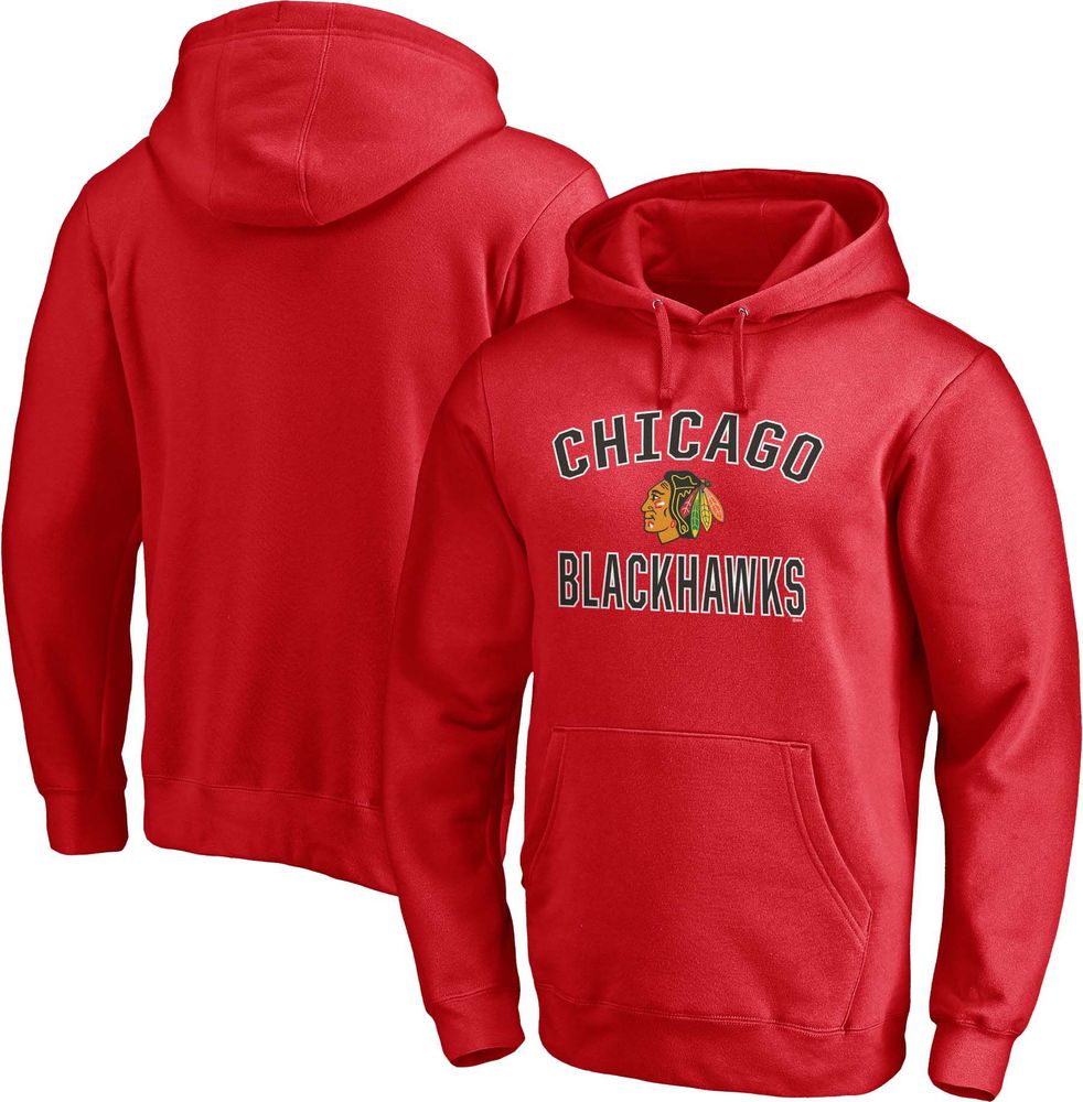 Chicago Blackhawks Antigua Victory Pullover Sweatshirt - Red