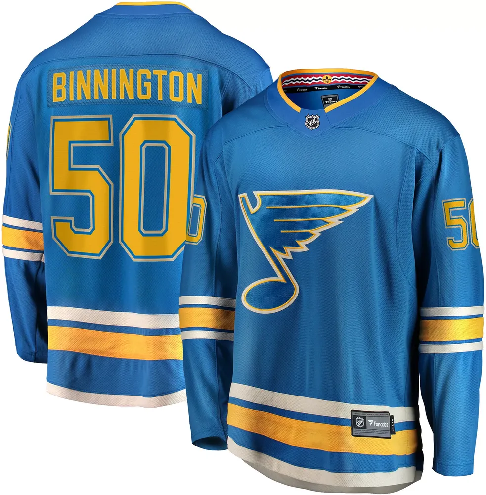 NHL St. Louis Blues Jordan Binnington #50 Alternate Replica Jersey