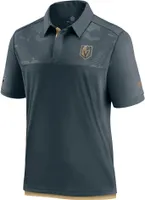 NHL Vegas Golden Knights Authentic Pro Locker Room Grey Polo