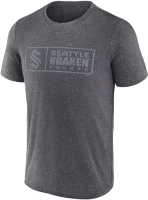 NHL Seattle Kraken Lights Out Charcoal Synthetic T-Shirt