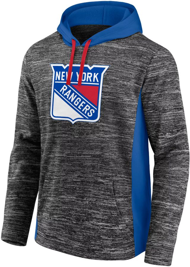 New York Rangers Men's Grey Pullover Hoodie