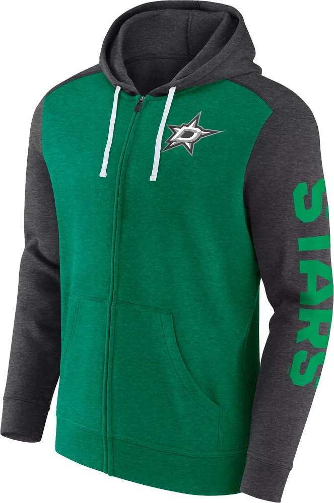 NHL Dallas Stars Cotton Green Full-Zip Hoodie