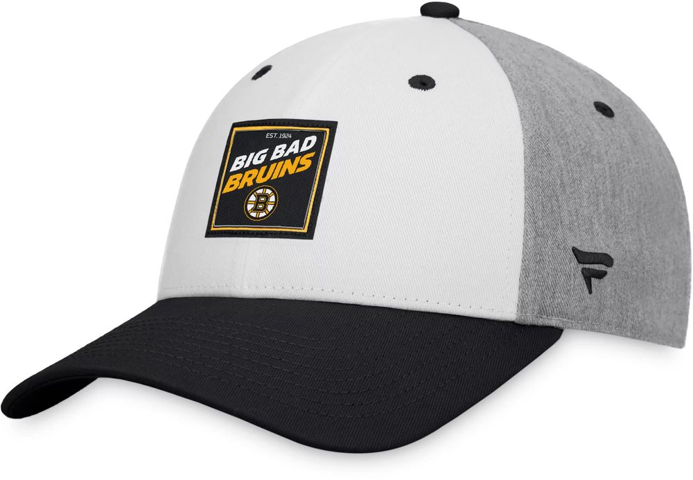 Boston Bruins Hats: Black Adjustable Strapback Dad Hat