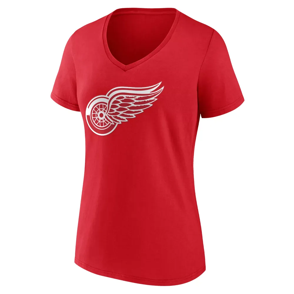 NHL Women's Detroit Red Wings Team V-Neck T-Shirt