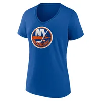 NHL Women's New York Islanders Team Deep Royal V-Neck T-Shirt