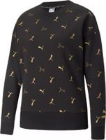 PUMA Women's Classics Graphics Allover Print Crewneck Sweatshirt