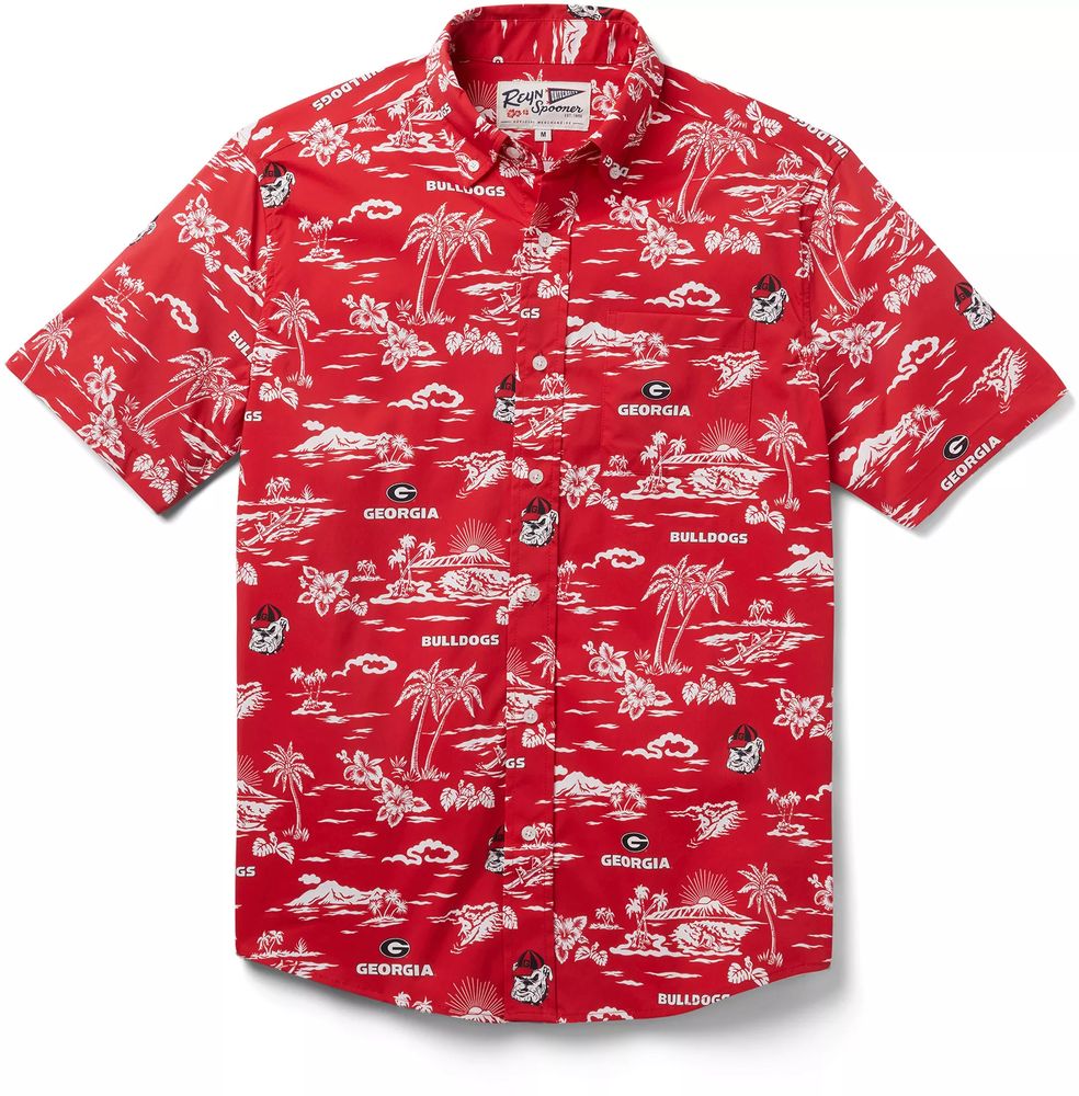 Reyn Spooner Men's Boston Red Sox scenic Button-Down Shirt - White - M (Medium)