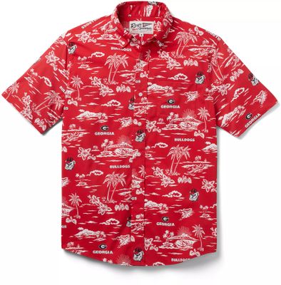 Reyn Spooner Men's Georgia Bulldogs Red Classic Button-Down Shirt