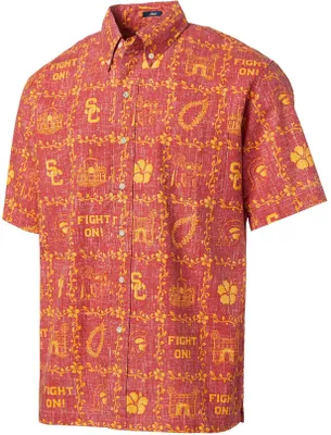 Reyn Spooner Men's USC Trojans Cardinal Classic Button-Down Shirt