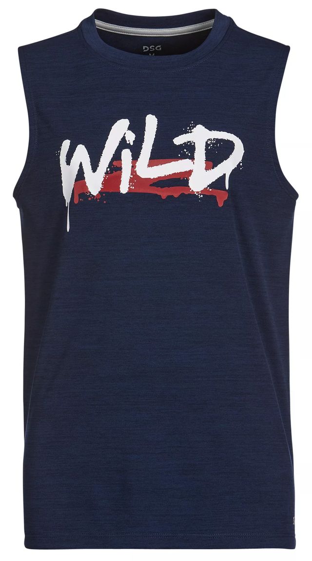 NFL Team Apparel Youth Chicago Bears Revitalize Navy Tank Top