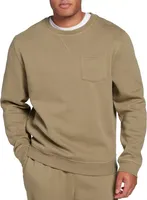 DSG Men's Fleece Crewneck Long Sleeve Shirt