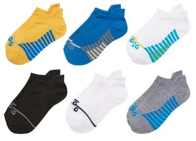 DSG Boys' Low Cut Multicolor Socks - 6 Pack