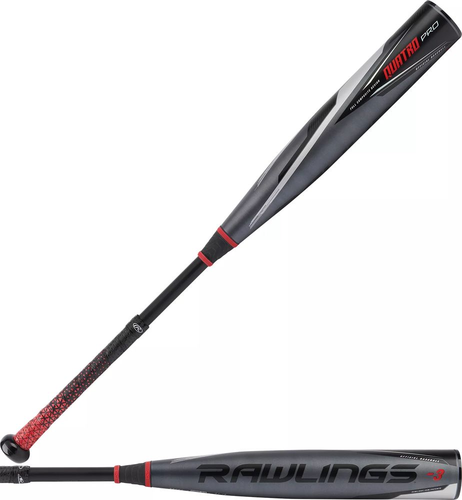 Rawlings Quatro Pro Composite BBCOR Bat (-3)