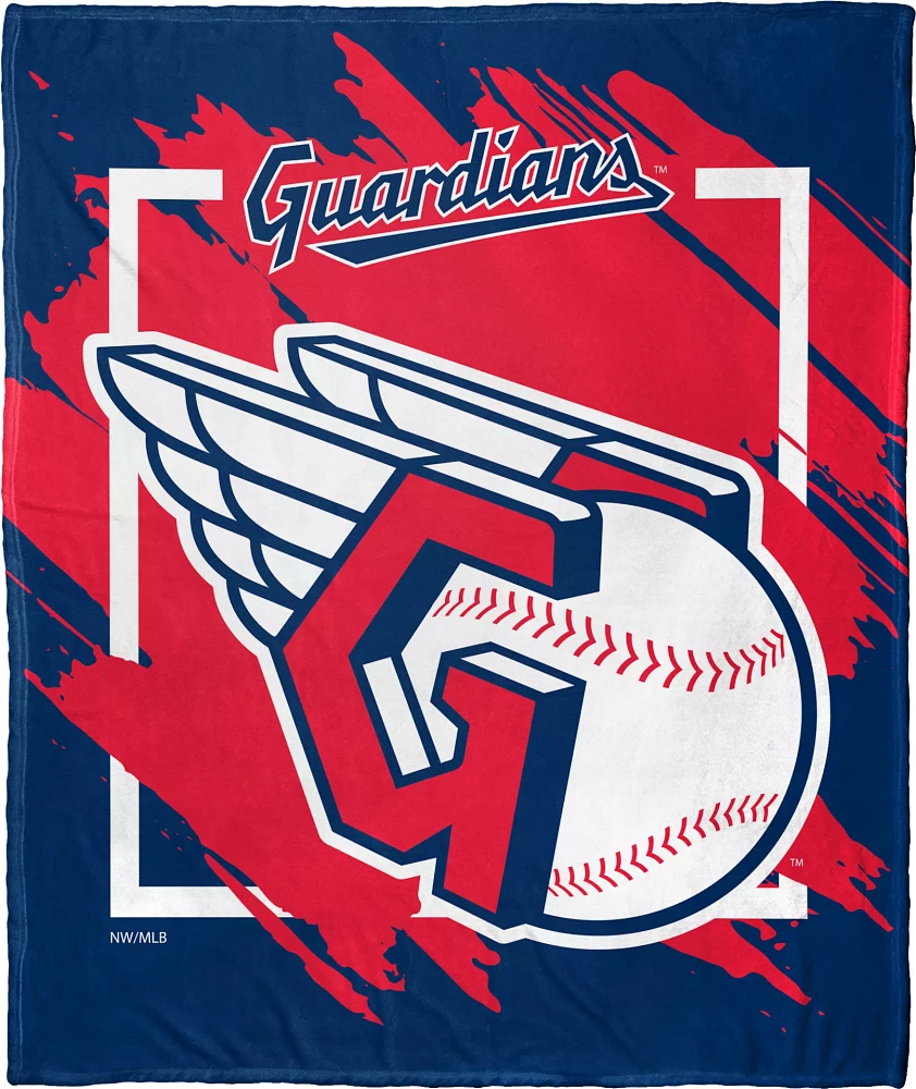 TheNorthwest Cleveland Guardians Silk Jersey Throw Blanket