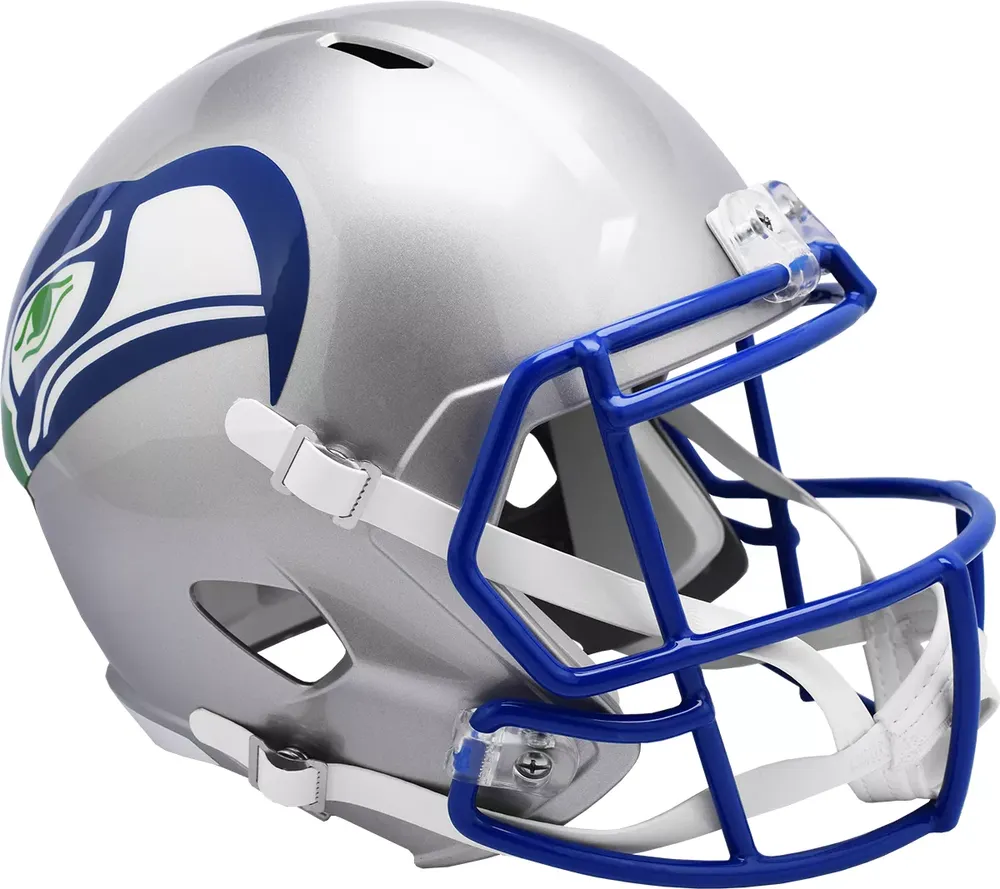 Riddell Seattle Seahawks Speed Replica 1983-2001 Throwback Football Helmet