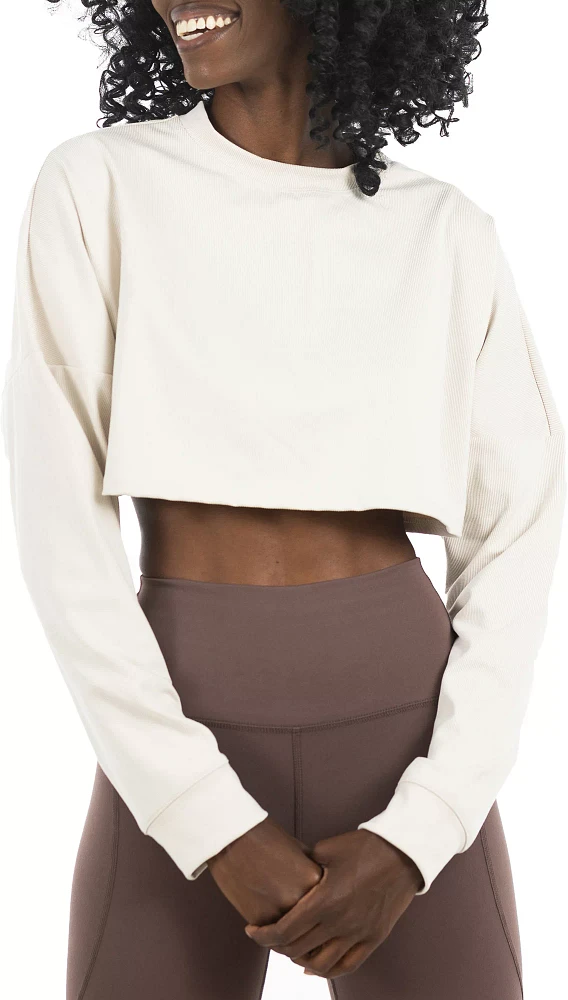 Solely Fit Women's Atira Cropped Long Sleeve Top