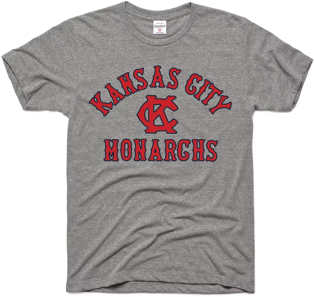 Charlie Hustle Kansas City Monarchs Grey T-Shirt