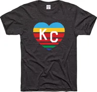 Charlie Hustle KC Heart Vintage Black T-Shirt