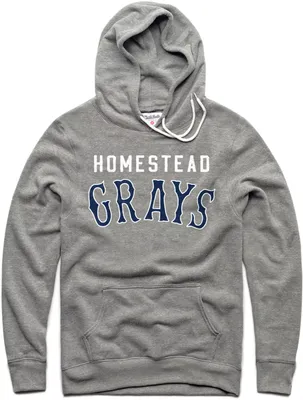 Charlie Hustle Homestead Grays Grey Museum Hoodie