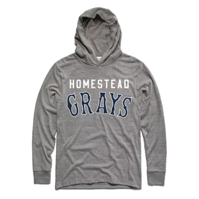 Charlie Hustle Homestead Grays Grey Pullover Hoodie