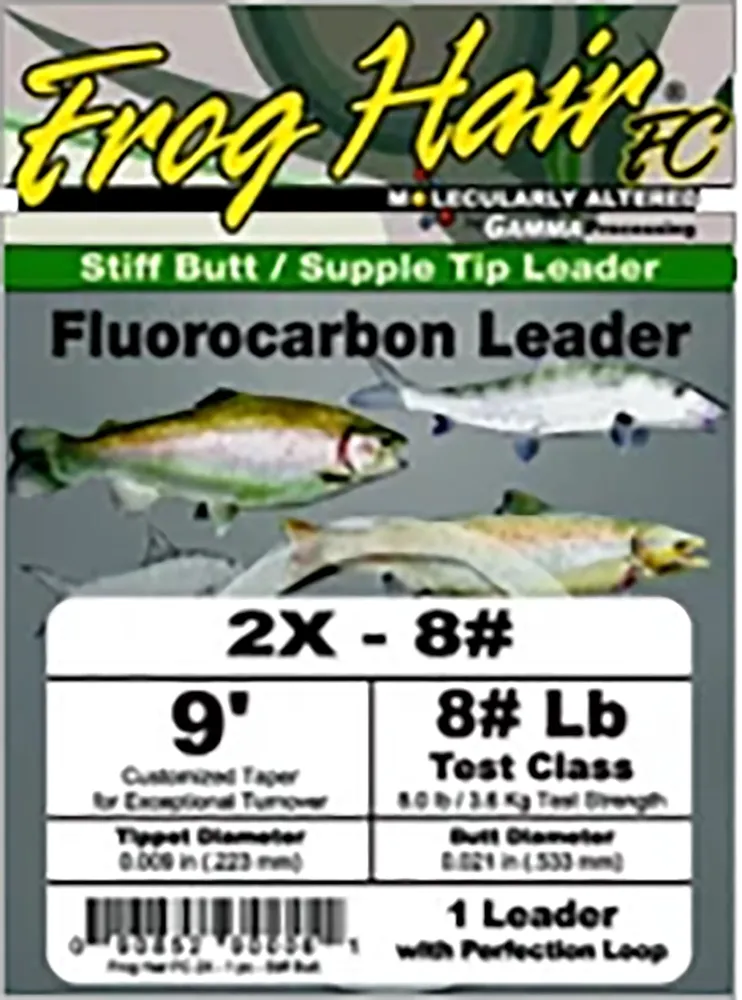 Frog Hair Fluorocarbon Leaders - Fluorocarbon Fishing Leaders