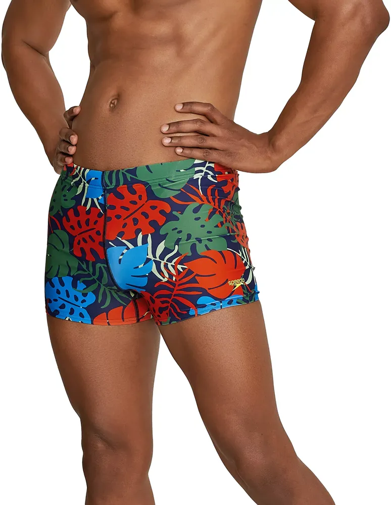 Speedo Men's Printed Square Leg