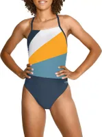 Speedo Women's Radiating Splice One Piece Swimsuit