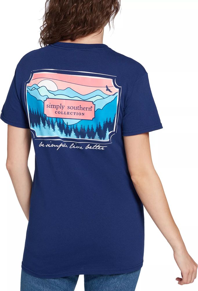 Simply Southern Women's Mountain Graphic T-Shirt
