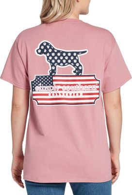 Simply Southern Women's Pup USA Graphic T-Shirt