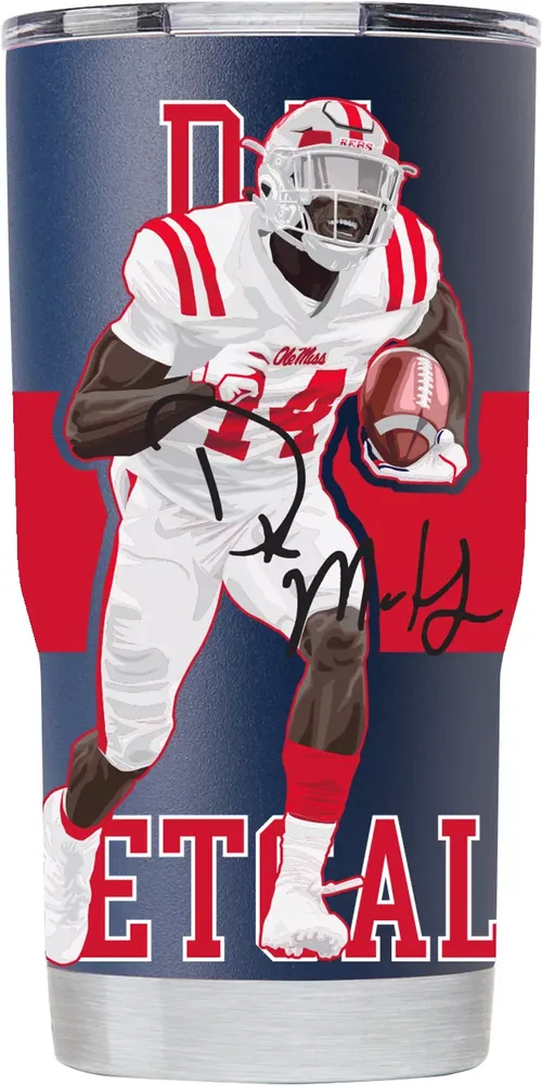 Gametime SideKicks Ole Miss Rebels DK Metcalf Stainless Steel 20 oz. Tumbler