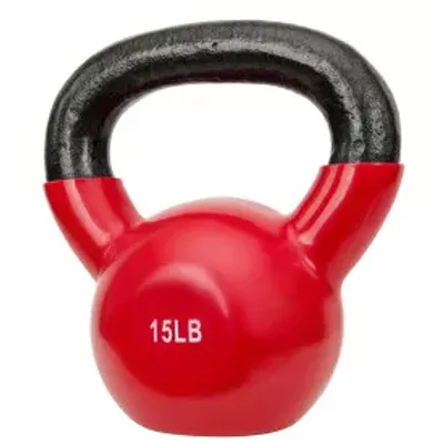 Sunny Health & Fitness Vinyl Coated Kettlebell