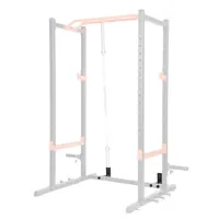 Sunny Health & Fitness Bar Holder Gym Rack Attachment