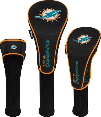 Team Effort Miami Dolphins Headcovers - 3 Pack