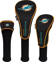 Team Effort Miami Dolphins Headcovers - 3 Pack