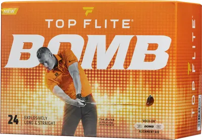 Top Flite 2022 BOMB Long Drive Golf Balls - 24 Pack
