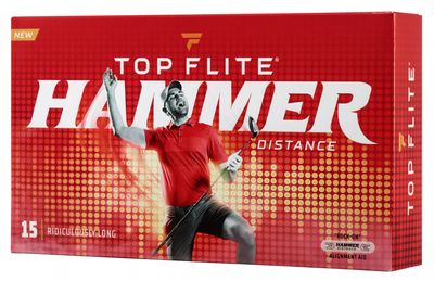 Top Flite 2022 Hammer Distance Golf Balls - 15 Pack